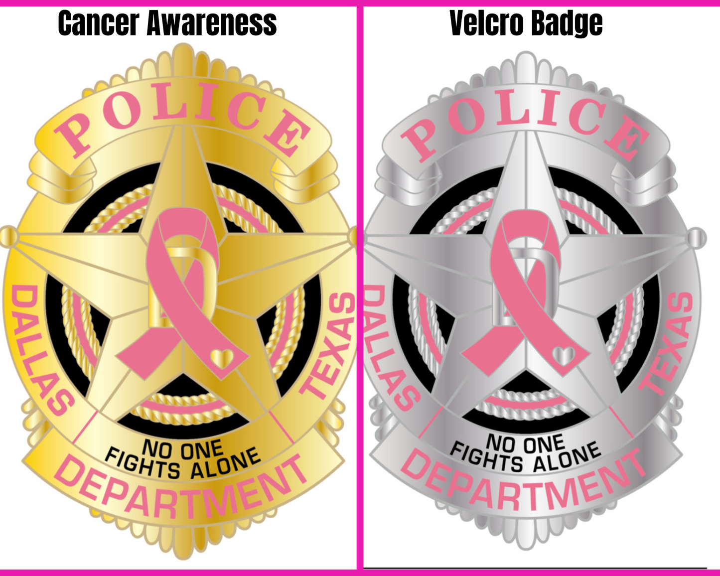 2025 Velcro Cancer Awareness Badge