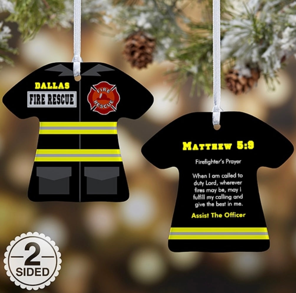 Firefighter Ornament