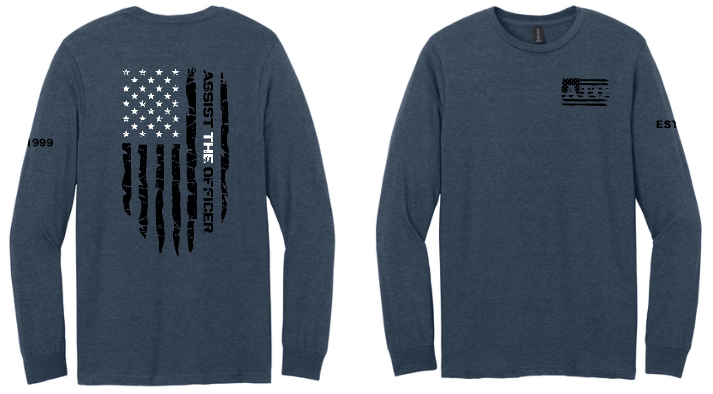 Long Sleeve Navy Shirt NEW