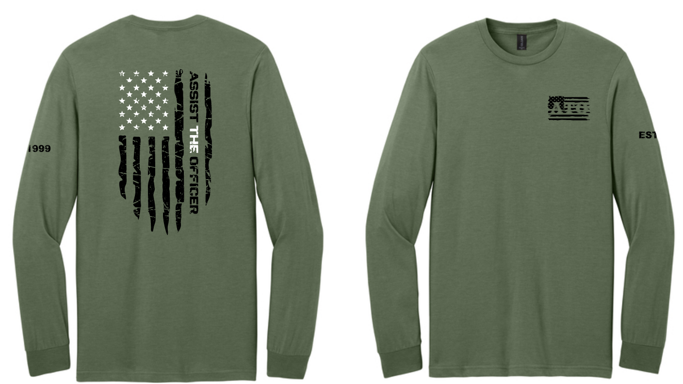 Long Sleeve Military Green NEW