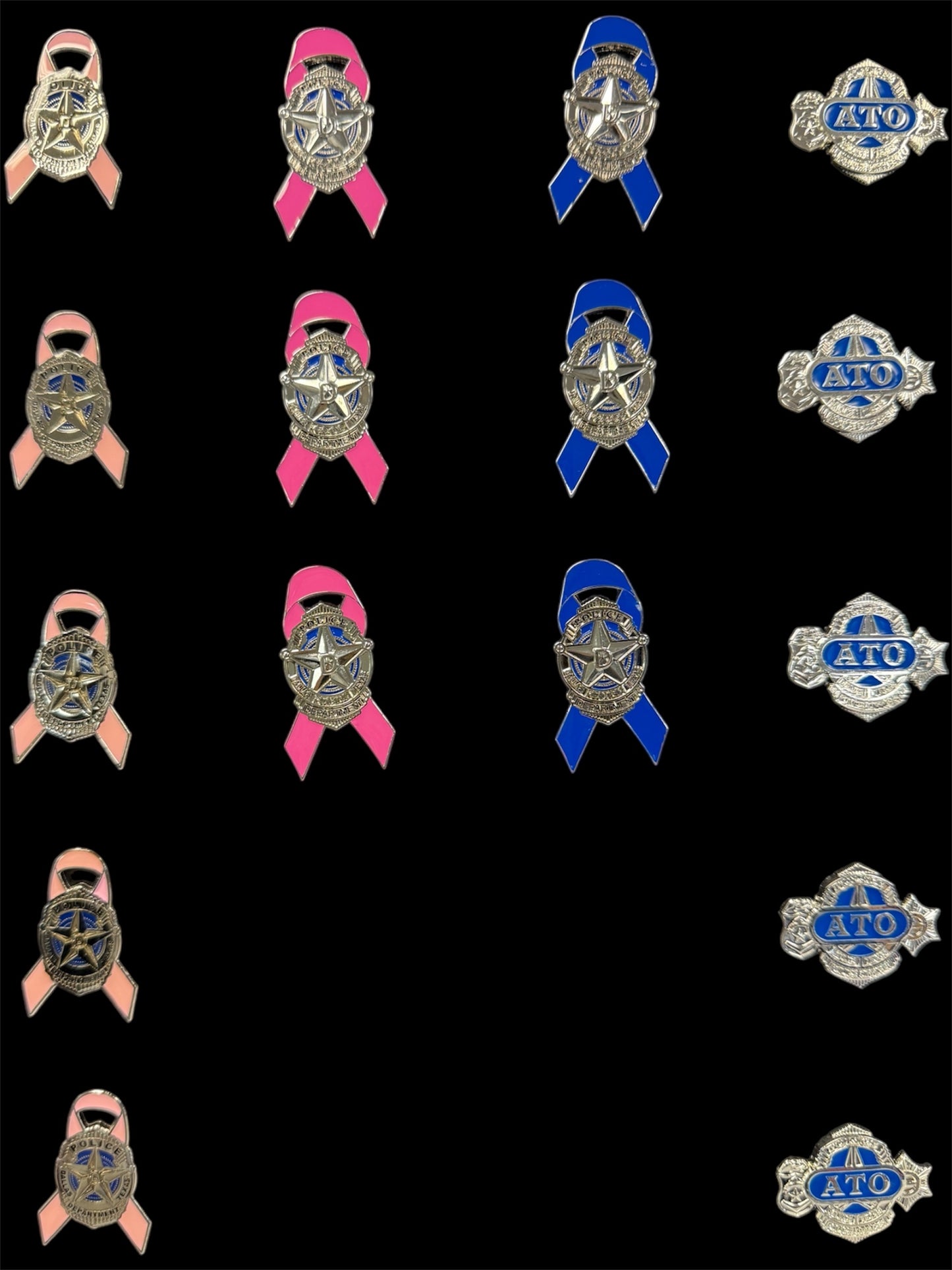 ATO Ribbon Lapel Pin Blue