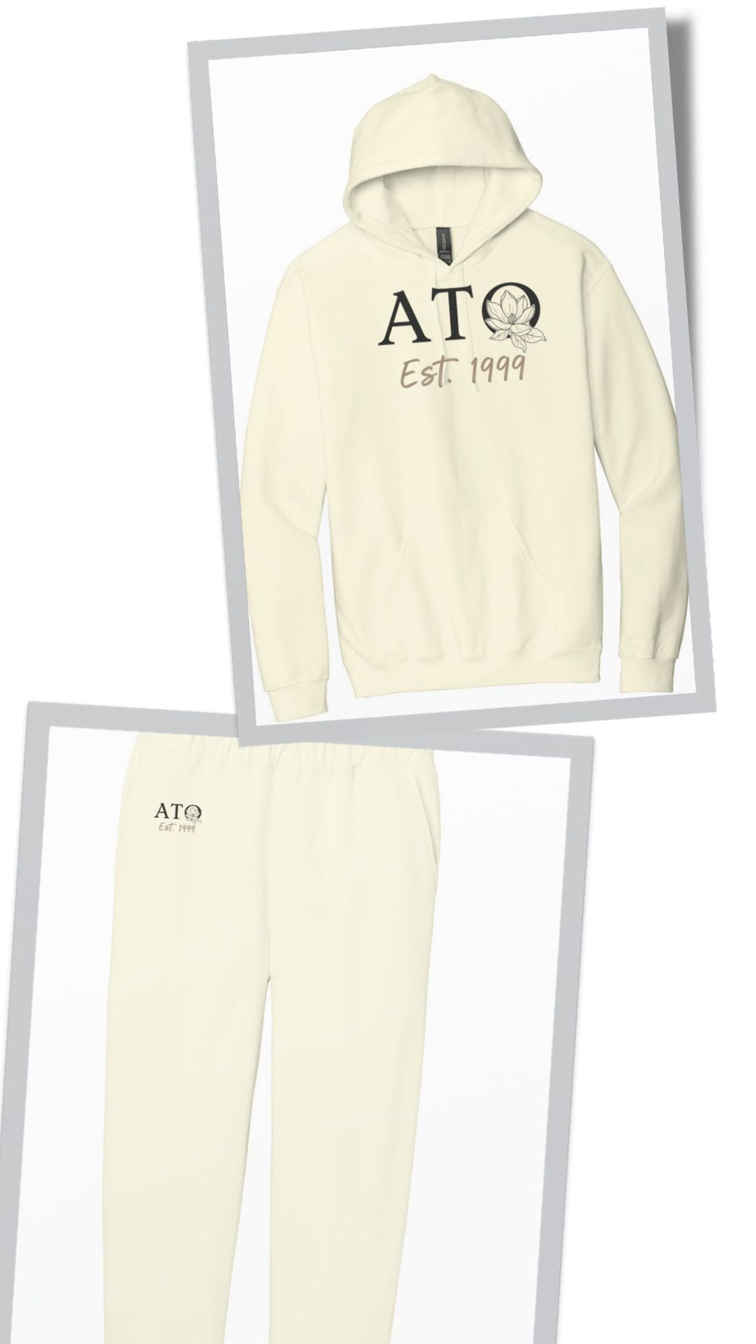 ATO Magnolia Style Off White Hoodie