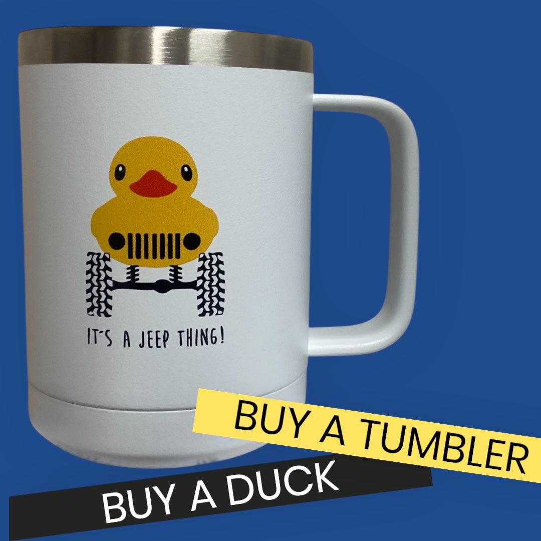 Cute Duck Tumbler 15oz