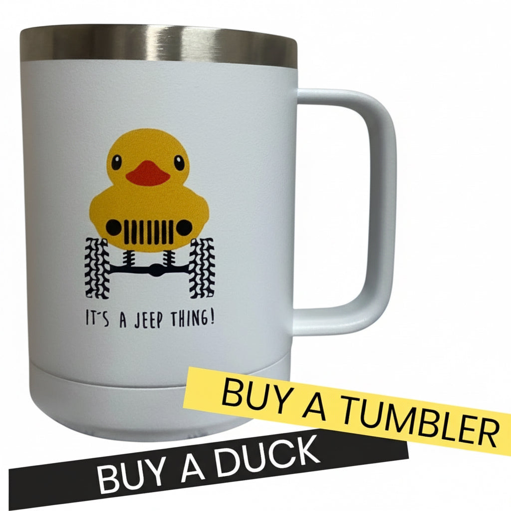 Cute Duck Tumbler 15oz