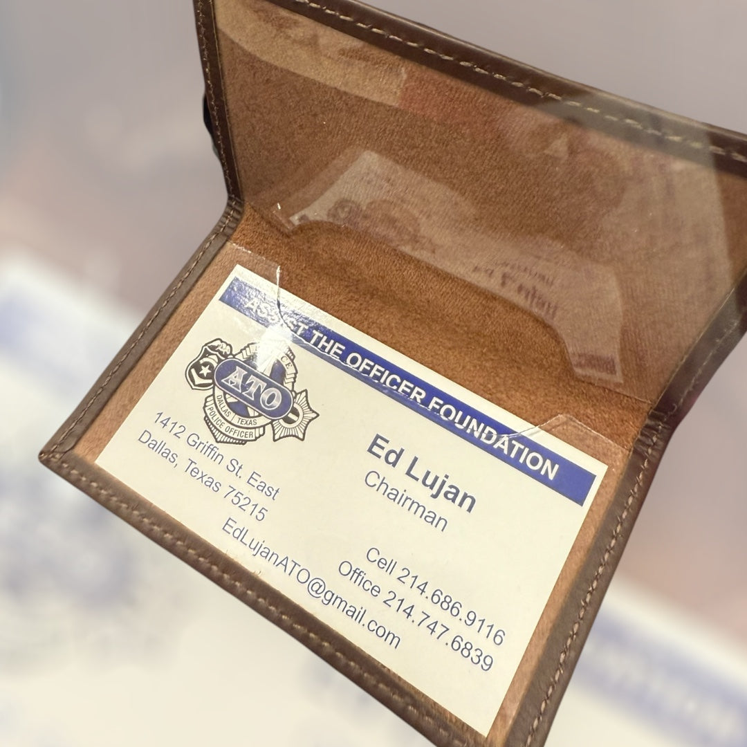 Leather Police Officer Wallet