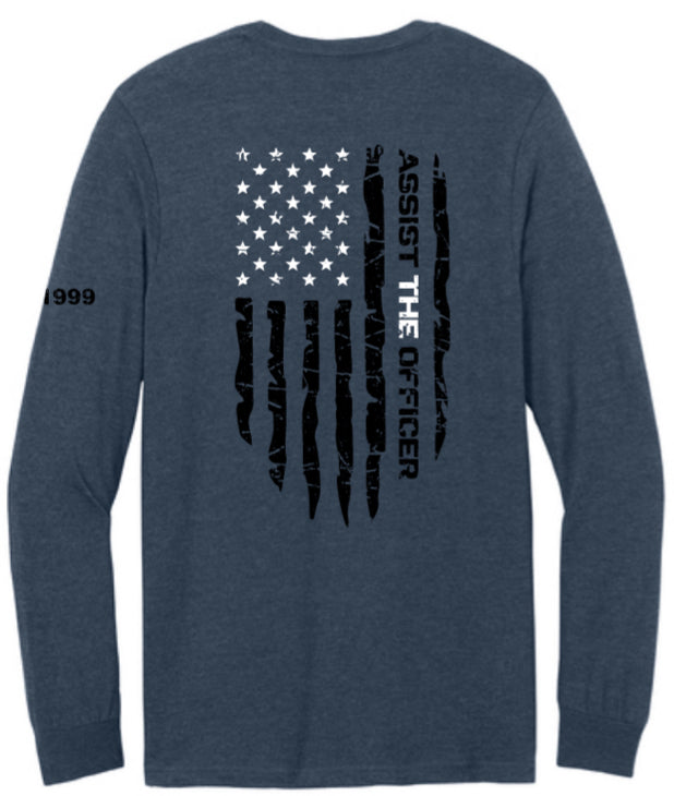 Long Sleeve Navy Shirt NEW