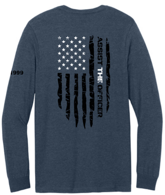 Long Sleeve Navy Shirt NEW