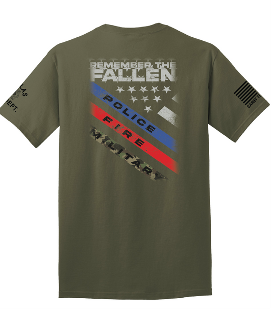 Remember The FallenT-Shirt - Dallas Fire Dept. 🔥