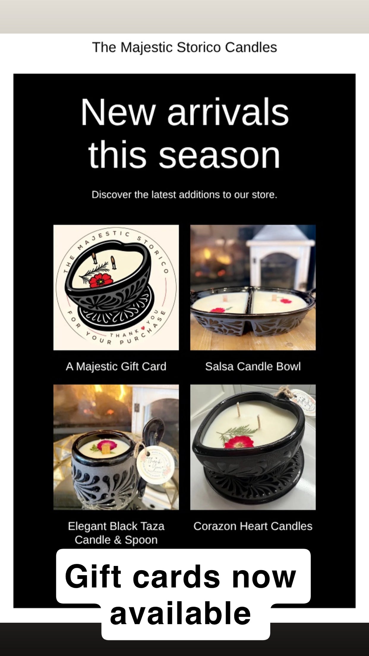 Visit: The Majestic Storico Candles