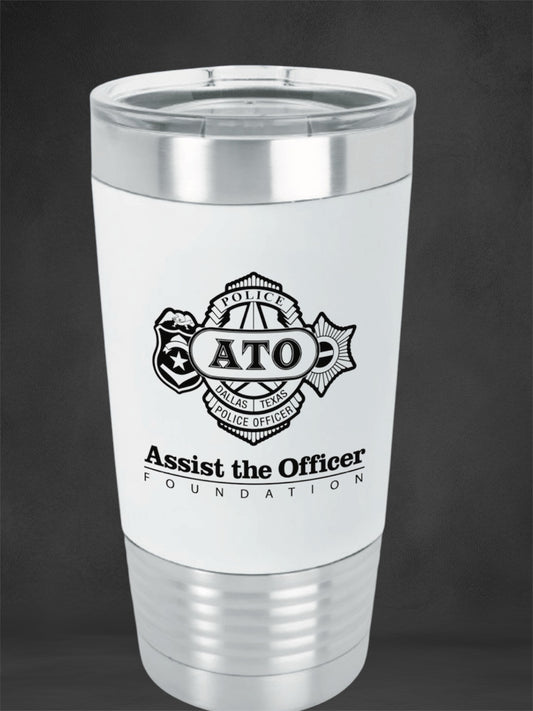 Tumbler Black & White Assist The Officer