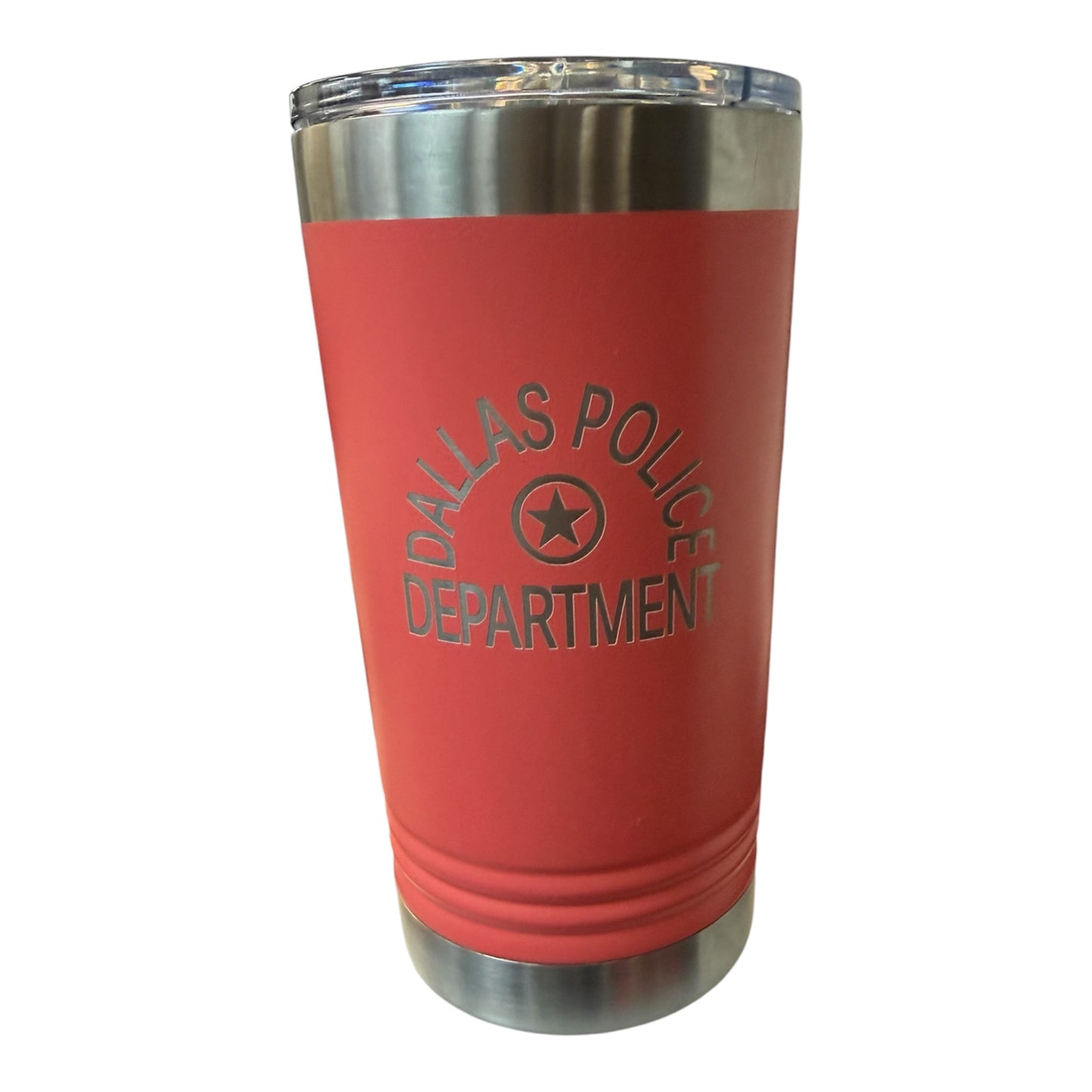 Tumbler Dallas Police Department Coral