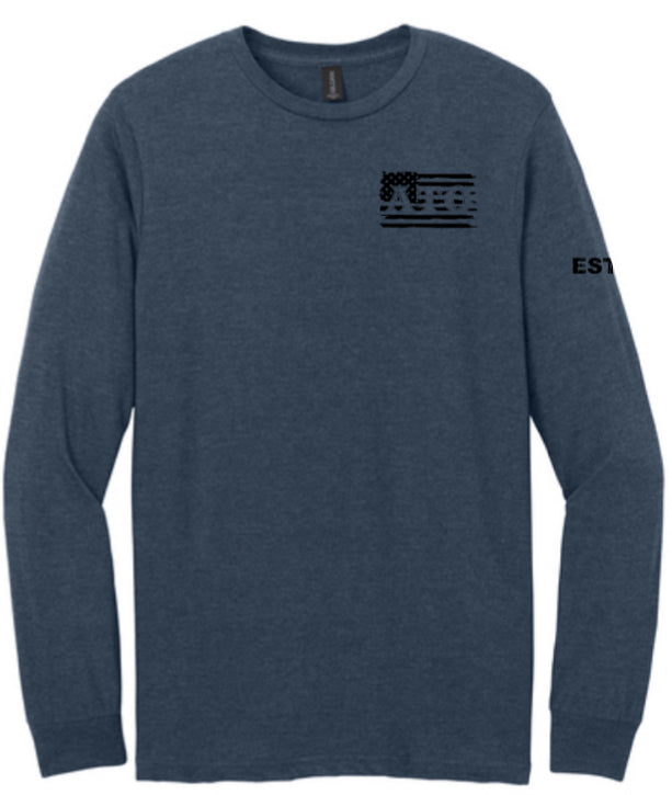 Long Sleeve Navy Shirt NEW