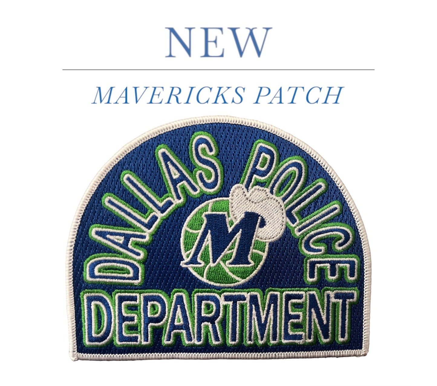 Dallas Police Department Mavericks Patch