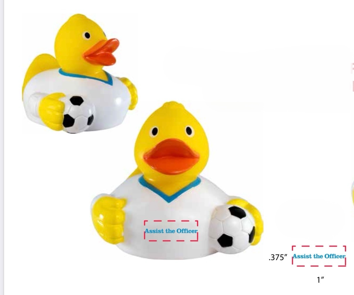Cute Rubber Duck Soccer ⚽️