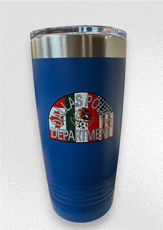 Tumbler Dallas Police Department FIFA Patch
