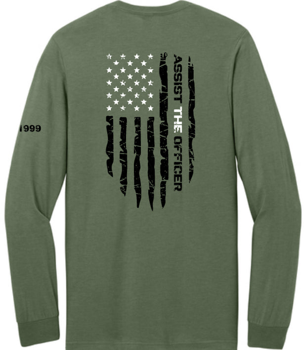 Long Sleeve Military Green NEW