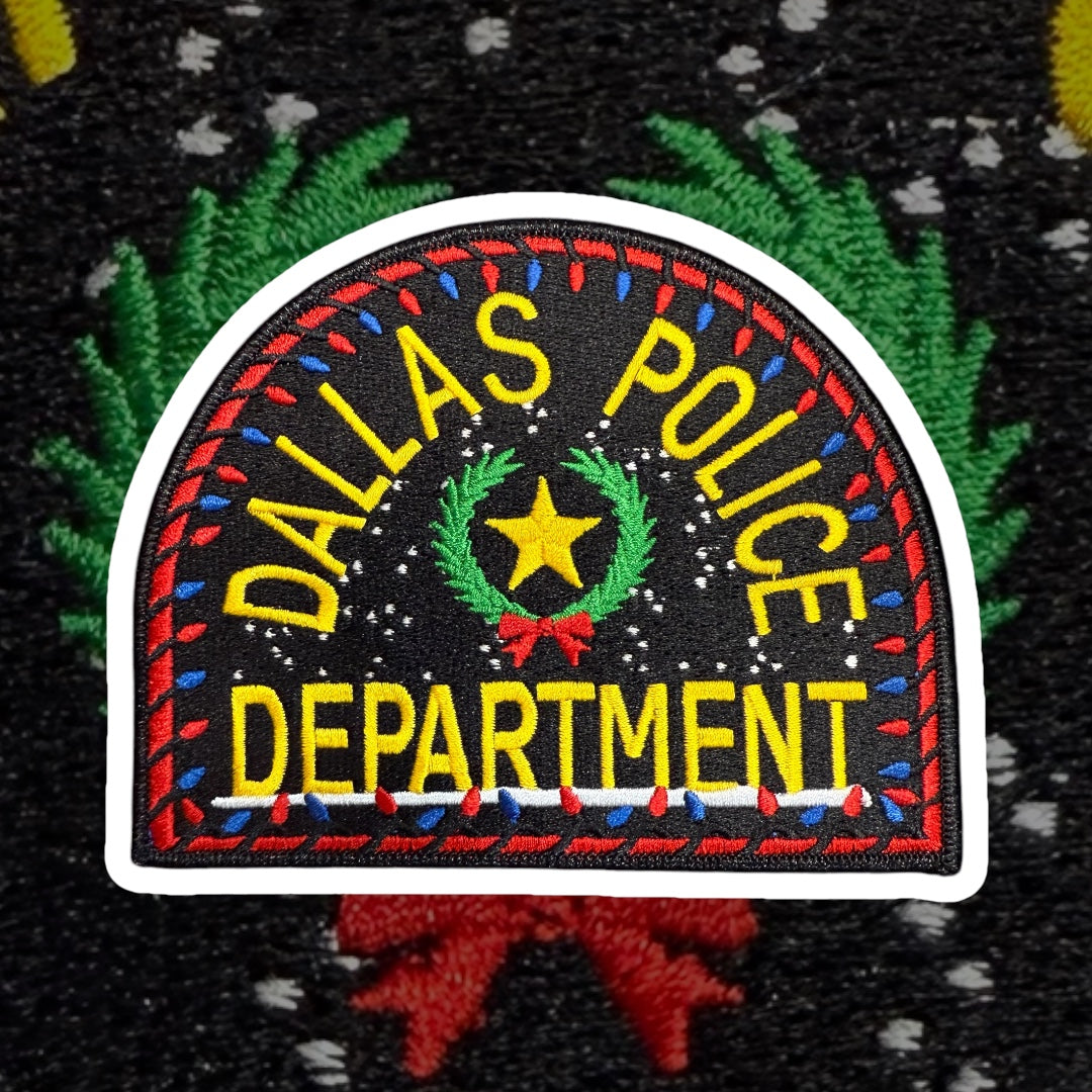 Dallas Police Department Christmas Patch