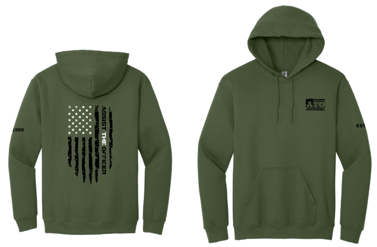 ATO Hoodie Military Green NEW