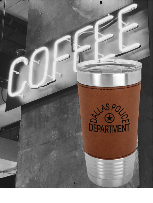 Tumbler Leather Dallas Police Department